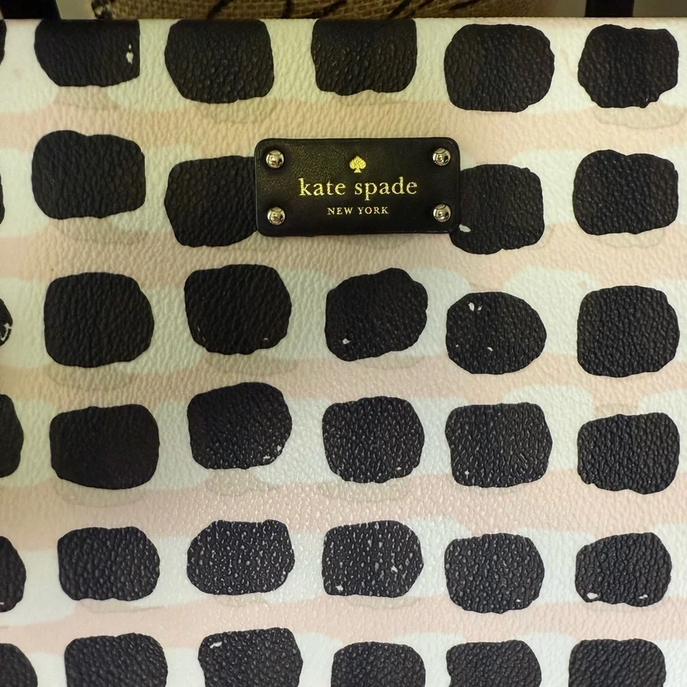 Kate Spade‎ Black and White Polka Dot Tote